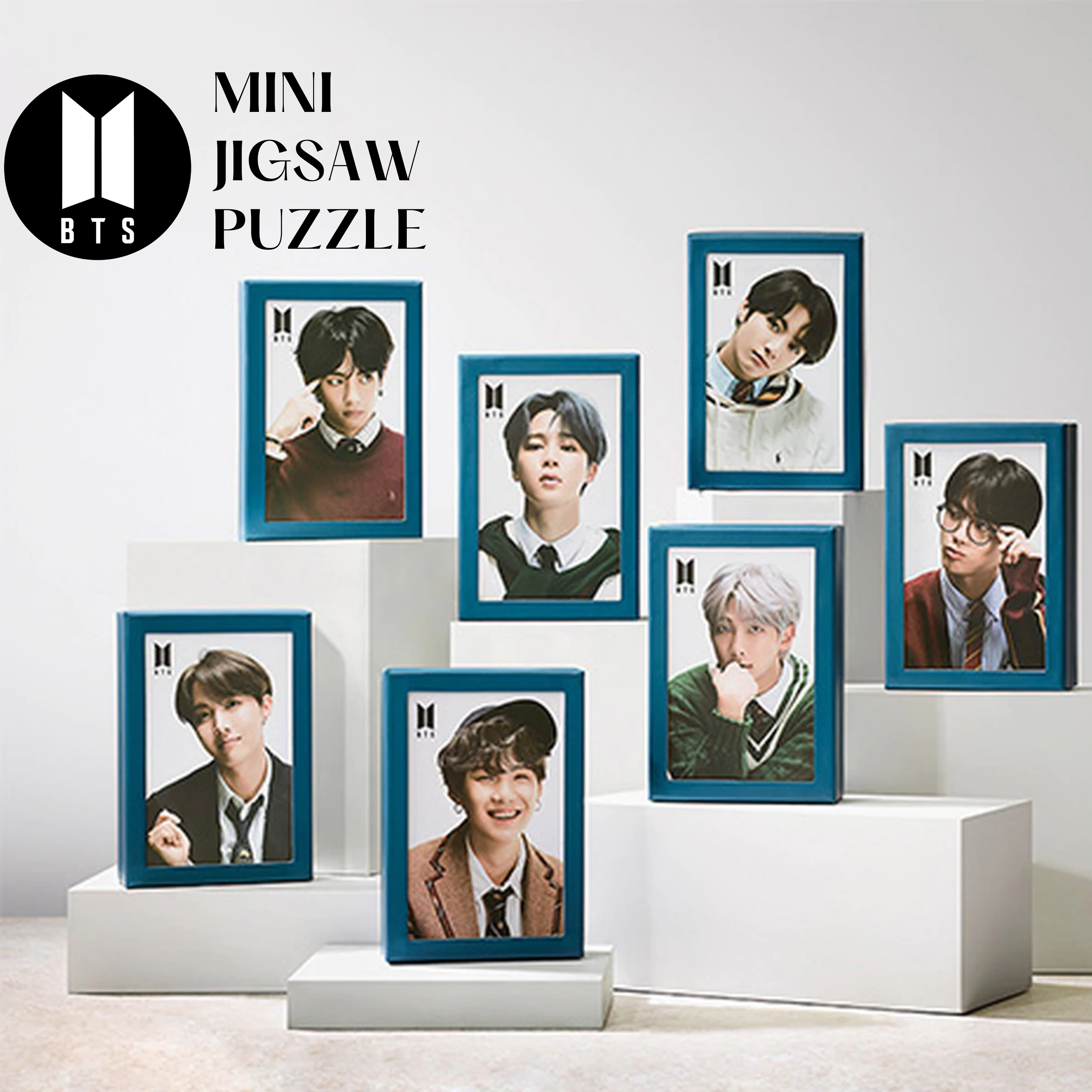 BTS Mini Jigsaw Puzzle & Frame UAE